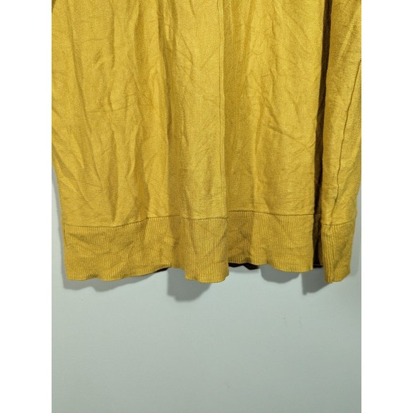 Max Studio Mustard Long Sleeve Knit Top Plus Size Women 1X - Picture 5 of 6
